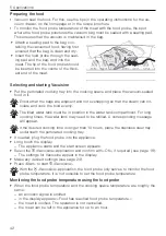 Preview for 42 page of V-ZUG CombairSteamer V6000 Operating Instructions Manual