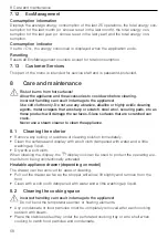 Preview for 58 page of V-ZUG CombairSteamer V6000 Operating Instructions Manual