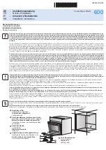 V-ZUG Combi-Steam MSLQ 600 Installation Instructions preview
