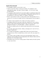 Предварительный просмотр 9 страницы V-ZUG Combi-Steam XSL Operating Instructions Manual