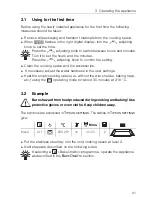 Предварительный просмотр 21 страницы V-ZUG Combi-Steam XSL Operating Instructions Manual