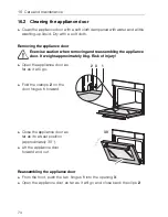 Preview for 74 page of V-ZUG Combi-Steam XSL Operating Instructions Manual