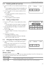 Предварительный просмотр 21 страницы V-ZUG CombiAdoraDry V4000 DualDry Operating Instructions Manual