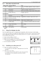 Preview for 15 page of V-ZUG CombiCookTop V4000 I804 Operating Instructions Manual