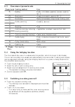 Предварительный просмотр 15 страницы V-ZUG CombiCookTop V4000 I804 Operating Instructions Manual