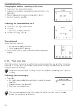 Preview for 20 page of V-ZUG CombiCookTop V4000 I804 Operating Instructions Manual