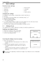 Preview for 26 page of V-ZUG CombiCookTop V4000 I804 Operating Instructions Manual