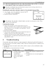 Preview for 33 page of V-ZUG CombiCookTop V4000 I804 Operating Instructions Manual