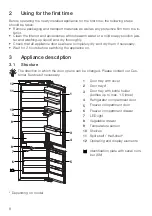 Предварительный просмотр 8 страницы V-ZUG CombiCooler V2000 152NI Operating Instructions Manual