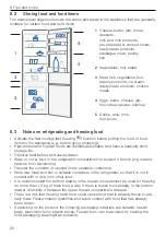 Предварительный просмотр 20 страницы V-ZUG CombiCooler V2000 Operating Instructions Manual