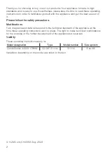 Preview for 2 page of V-ZUG CombiCooler V4000 178KNI Operating Instructions Manual