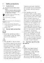Предварительный просмотр 5 страницы V-ZUG CombiSteamer V4000 45 Operating Instructions Manual