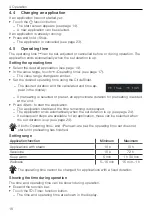 Предварительный просмотр 16 страницы V-ZUG CombiSteamer V4000 45 Operating Instructions Manual