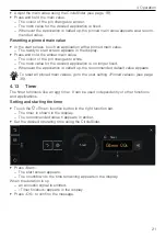 Preview for 21 page of V-ZUG CombiSteamer V4000 45 Operating Instructions Manual