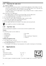 Preview for 26 page of V-ZUG CombiSteamer V4000 45 Operating Instructions Manual