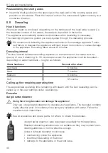 Preview for 40 page of V-ZUG CombiSteamer V4000 45 Operating Instructions Manual