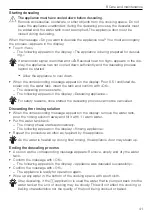 Preview for 41 page of V-ZUG CombiSteamer V4000 45 Operating Instructions Manual