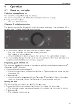 Preview for 15 page of V-ZUG CombiSteamer V4000 Operating Instructions Manual