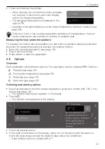 Preview for 21 page of V-ZUG CombiSteamer V4000 Operating Instructions Manual