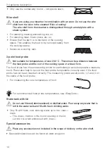 Предварительный просмотр 14 страницы V-ZUG CombiSteamer V6000 45F Operating Instructions Manual