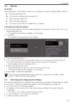 Preview for 23 page of V-ZUG CombiSteamer V6000 45F Operating Instructions Manual