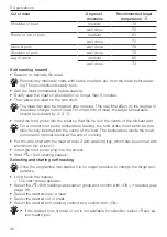 Preview for 40 page of V-ZUG CombiSteamer V6000 45F Operating Instructions Manual