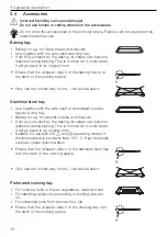 Предварительный просмотр 12 страницы V-ZUG CombiSteamer V6000 Series Operating Instructions Manual