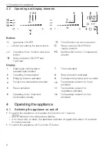 Предварительный просмотр 8 страницы V-ZUG CookTop Teppan Yaki I40 Operating Instructions Manual