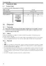 Предварительный просмотр 18 страницы V-ZUG CookTop Teppan Yaki I40 Operating Instructions Manual