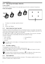 Предварительный просмотр 8 страницы V-ZUG CookTop V2000 J604 Operating Instructions Manual