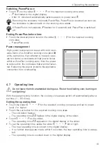 Preview for 15 page of V-ZUG CookTop V4000 I604 Operating Instructions Manual