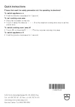 Preview for 32 page of V-ZUG CookTop V4000 I604 Operating Instructions Manual