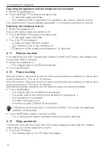Предварительный просмотр 14 страницы V-ZUG CookTop V6000 A904B Operating Instructions Manual