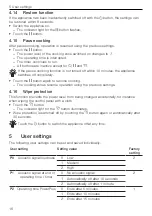 Preview for 16 page of V-ZUG CookTop V6000 I904 Operating Instructions Manual