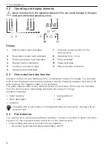 Предварительный просмотр 8 страницы V-ZUG CookTop Wok I40 Operating Instructions Manual