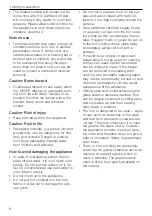 Preview for 6 page of V-ZUG CookTopInduction V4000 Operating Instructions Manual