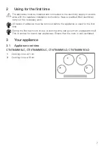 Предварительный просмотр 7 страницы V-ZUG CookTopInduction V4000 Operating Instructions Manual