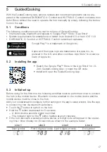 Preview for 17 page of V-ZUG CookTopInduction V4000 Operating Instructions Manual