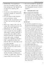 Preview for 5 page of V-ZUG CookTopInduction V6000 Operating Instructions Manual