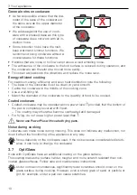 Preview for 10 page of V-ZUG CookTopInduction V6000 Operating Instructions Manual