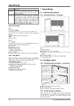 Preview for 12 page of V-ZUG Cooler V600 Operating Instructions Manual