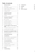 Preview for 3 page of V-ZUG Cooler V6000 Supreme Operating Instructions Manual