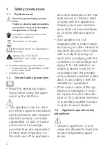 Preview for 4 page of V-ZUG Cooler V6000 Supreme Operating Instructions Manual