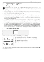 Preview for 11 page of V-ZUG Cooler V6000 Supreme Operating Instructions Manual