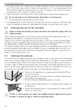 Предварительный просмотр 32 страницы V-ZUG Cooler V6000 Supreme Operating Instructions Manual