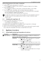 Предварительный просмотр 11 страницы V-ZUG Cooltronic eco Operating Instructions Manual