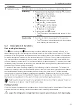 Preview for 13 page of V-ZUG Cooltronic eco Operating Instructions Manual