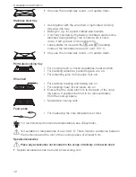 Предварительный просмотр 12 страницы V-ZUG CSTXSLZ60Y Operating Instructions Manual