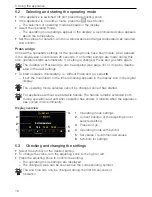 Предварительный просмотр 16 страницы V-ZUG CSTXSLZ60Y Operating Instructions Manual