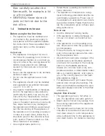 Предварительный просмотр 6 страницы V-ZUG De Luxe S Operating Instructions Manual